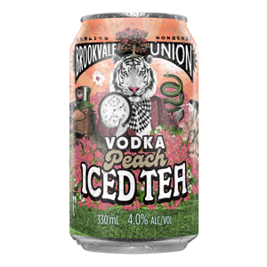 Vodka & Peach Iced Tea - 330ml Cans Vodka & Peach Iced Tea - 330ml Cans